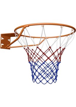 THUNDERBAY 18 inch Standard Simple Basketball Rim for Replacement or Garage Mount with All Weather Net