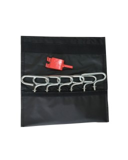 6 Piece Ice Anchor Kit with Adapter