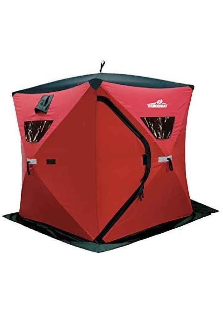 THUNDERBAY Ice Cube Series Pop-Up Portable 2-3 Person Ice Fishing Shelter 