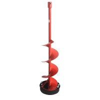 THUNDERBAY  8-Inch Long ICE  Auger， Included blades protector snaps on and off without fingers