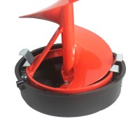THUNDERBAY  8-Inch Long ICE  Auger， Included blades protector snaps on and off without fingers