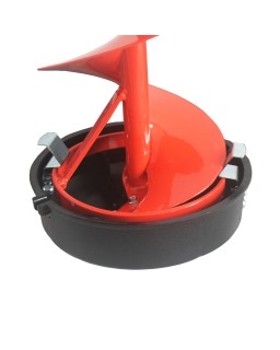 THUNDERBAY 10-Inch Long ICE  Auger, Included blades protector snaps on and off without fingers