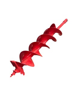 THUNDERBAY 6 Inch Diameter 36 Inch Long Double Sprial Earth Auger Bit with Sprial Drill Bit and Two Zigzag Replaceable Blades