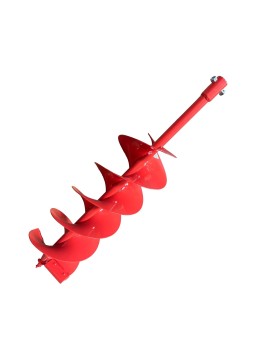 THUNDERBAY 8 Inch Diameter 36 Inch Long Double Sprial Earth Auger Bit with Sprial Drill Bit and Two Zigzag Replaceable Blades